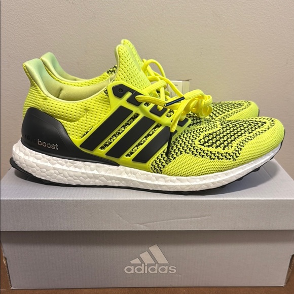 Adidas Neon Yellow and Black Sneakers - Picture 1 of 5